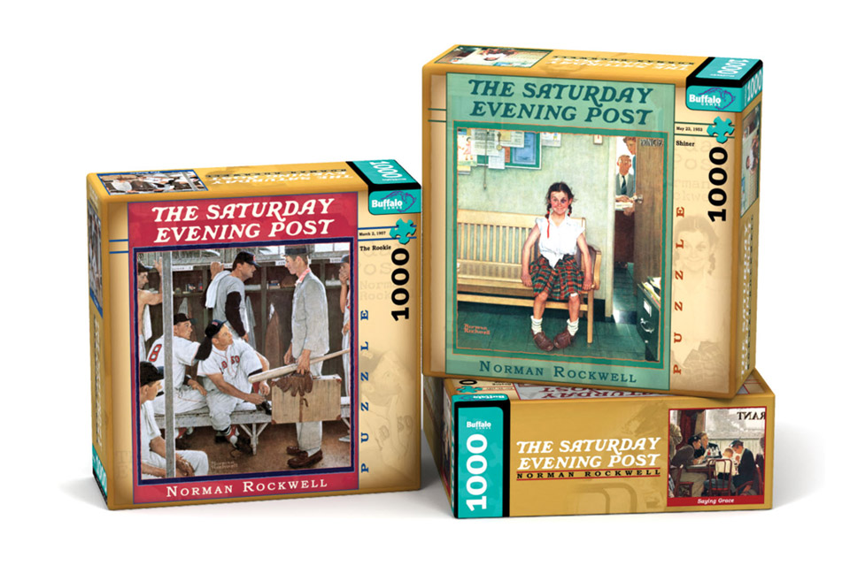 Norman Rockwell Puzzle Packages