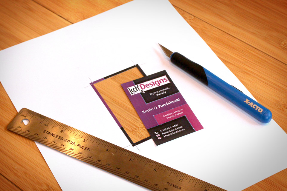 Prototype of business card